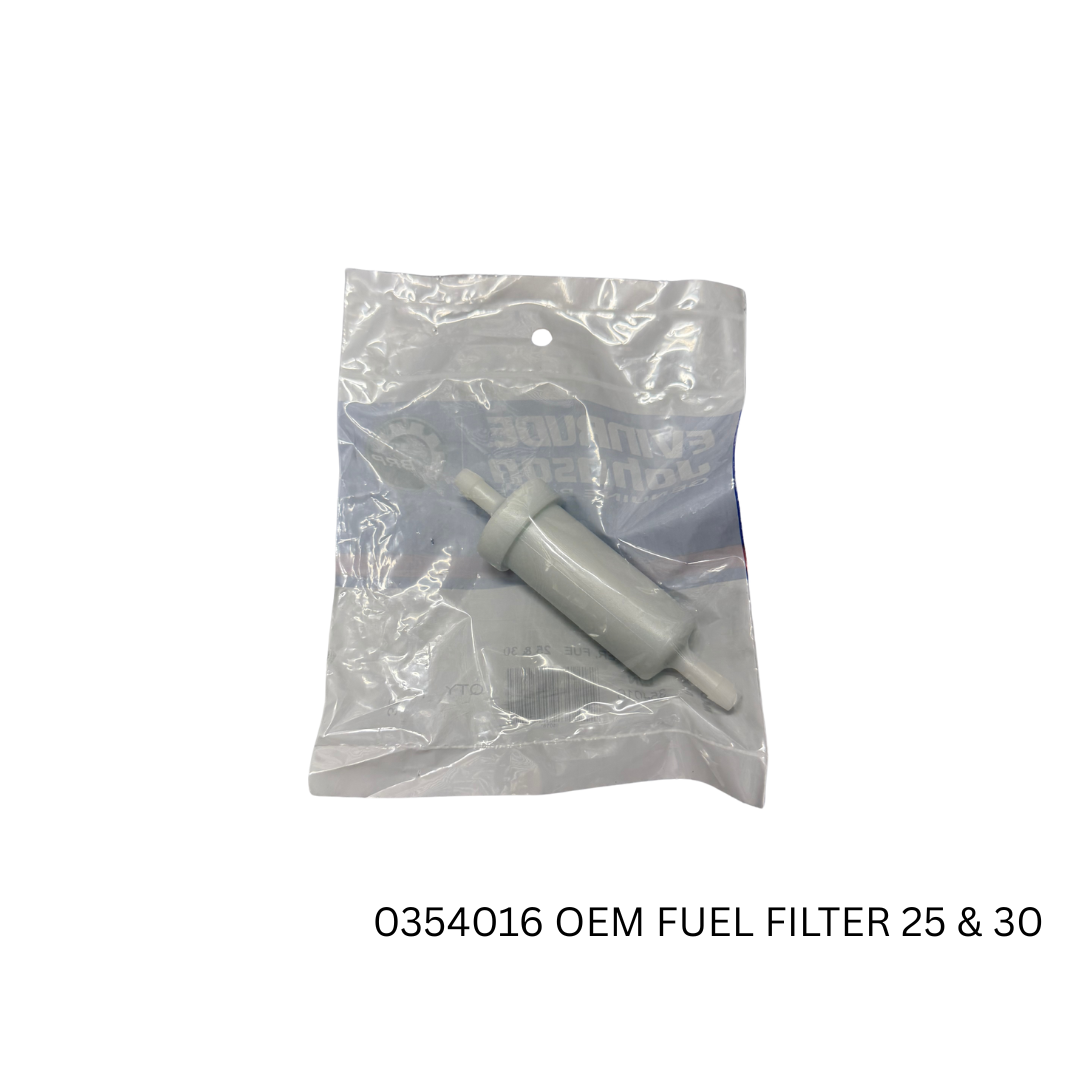 *FILTER, Fuel | included with vapor separator ay 1 354016 FUEL FILTER EVINRUDE JOHNSON